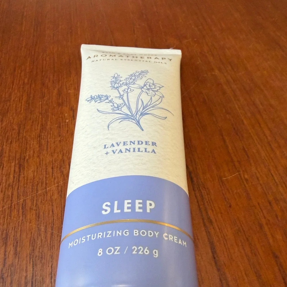 Bath & Body Works Aromatherapy Sleep Lavender Vanilla Body Cream 8oz NEW